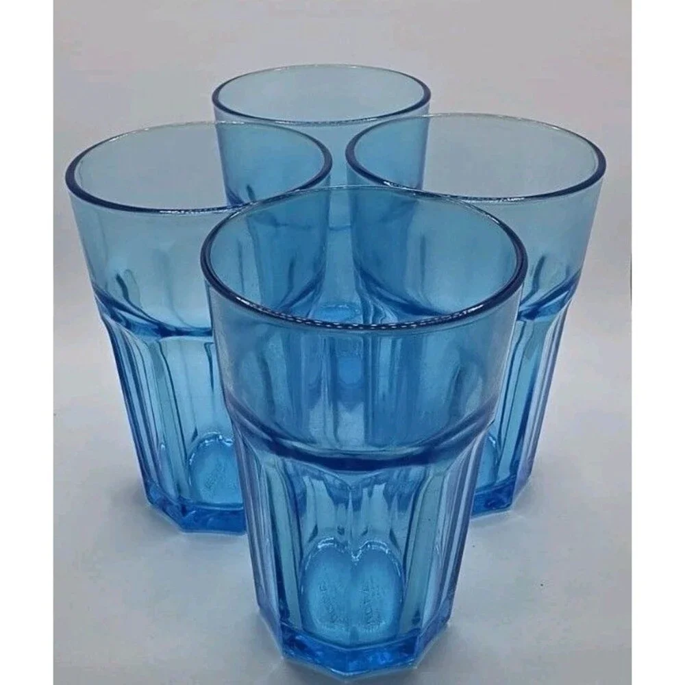 IKEA Pokal Tumbler Teal Green Drinking Glasses 12 oz Set of 4 (21412) Bulgaria